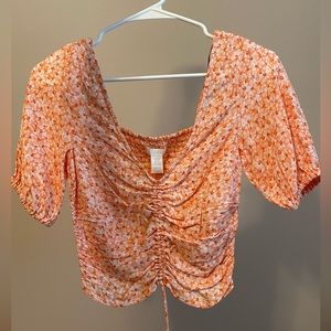 Floral crop top